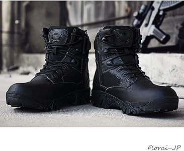 Amazon | [Florai-JP] タクティカルブーツ コンバットブーツ ショート